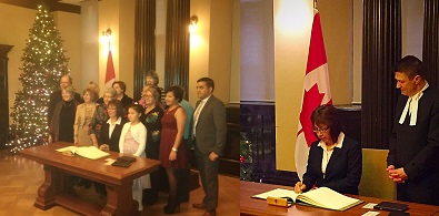 Jolibois recognizes treaties during Parliamentary swearing-in