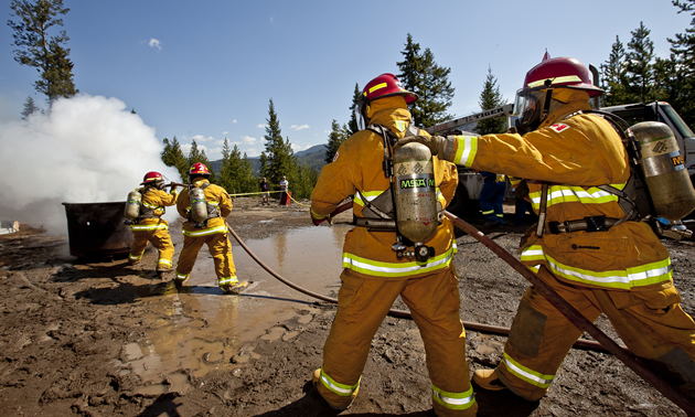 Mine rescue teams showcase skills