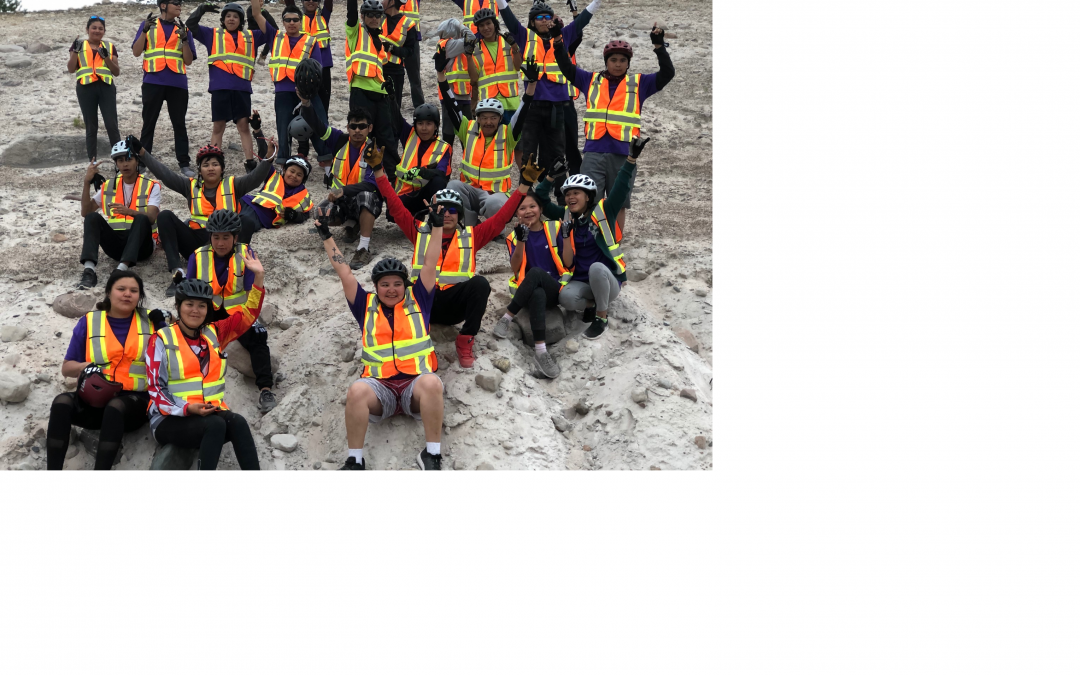 Youth cycle from Black Lake to raise awareness to suicide prevention