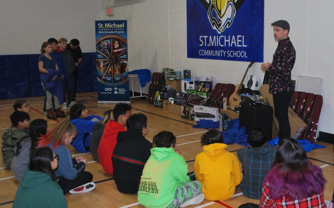 St. Michael Community School in Saskatoon receives MusiCounts grant