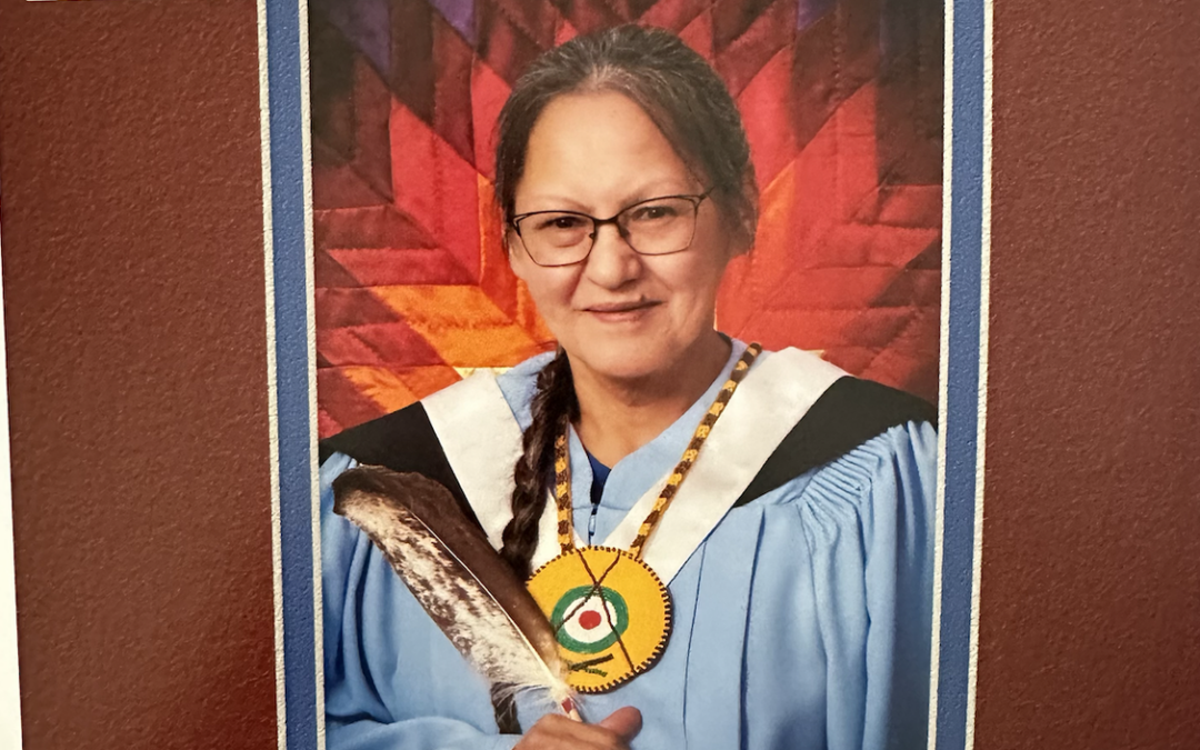 Great grandmother decided to spend her retirement in a classroom