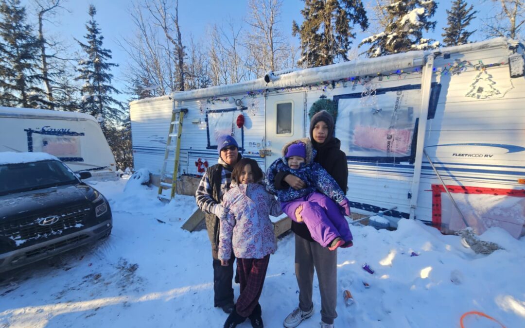 Pelican Narrows family living in RV for three winters straight