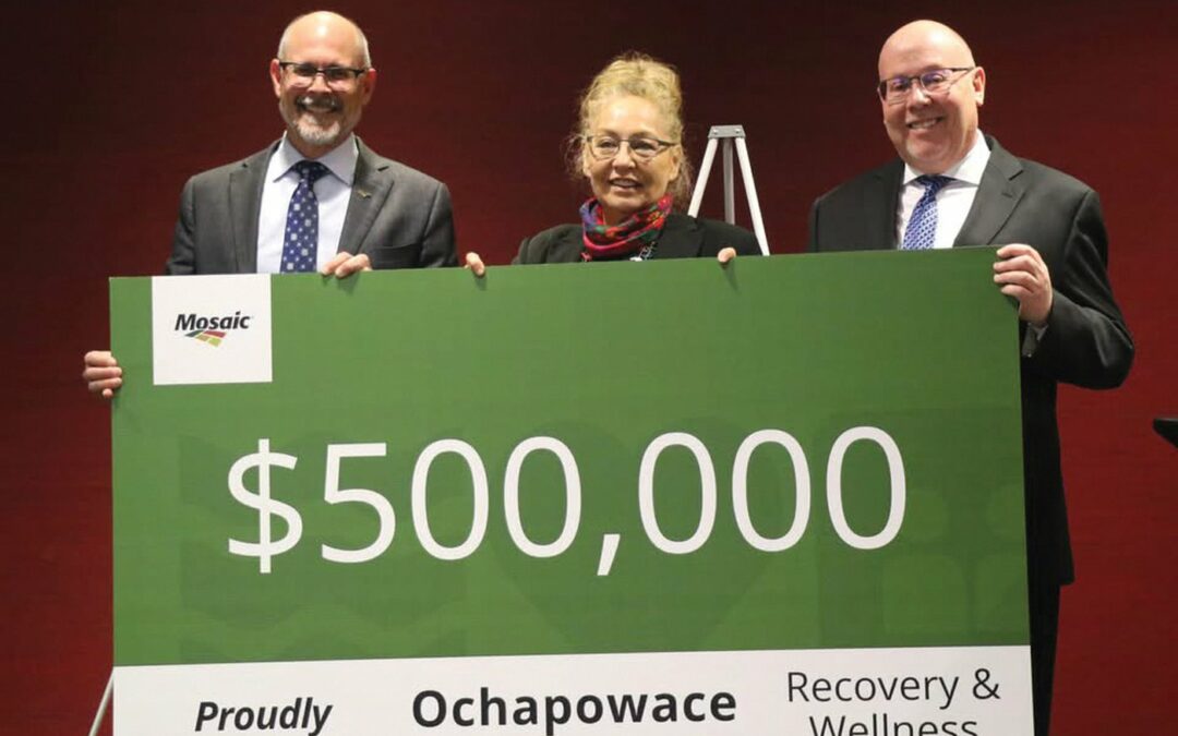 Mosaic announces $500,000 for Ochapowace Recovery & Wellness Centre